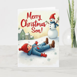 Merry Christmas Son Card