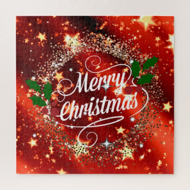 Merry Christmas sparkle and shine  Jigsaw Puzzle (Vertical)