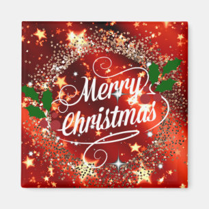 Merry Christmas sparkle and shine Magnet