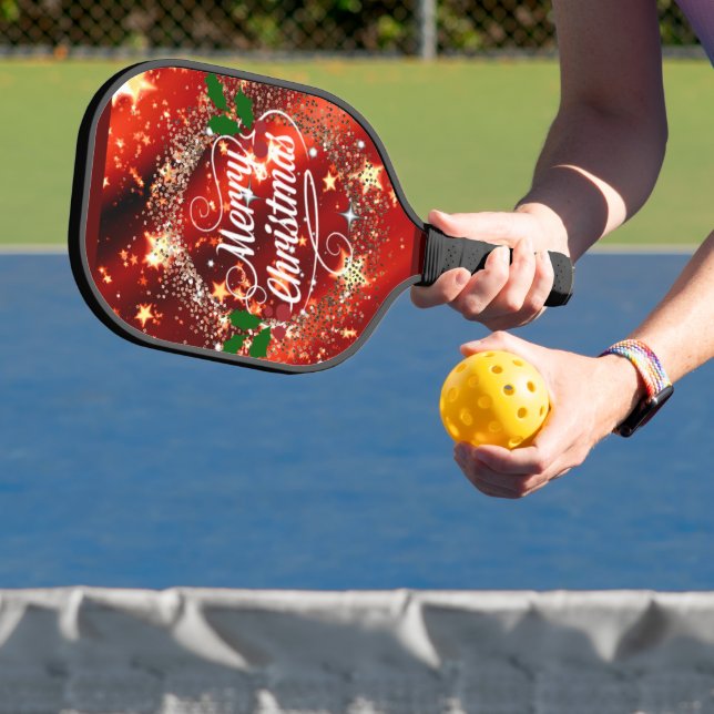 Merry Christmas, sparkle and shine, Pickleball Paddle (Insitu)