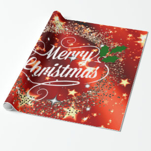 Merry Christmas sparkle and shine Wrapping Paper