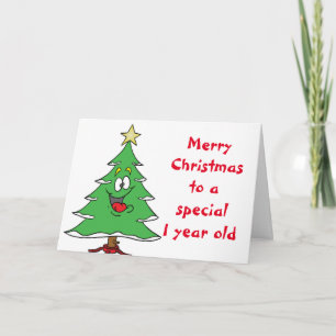 MERRY CHRISTMAS SPECIAL *1 YEAR OLD* CARD
