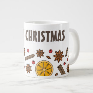 Merry Christmas Spices holidays food Large Coffee Mug