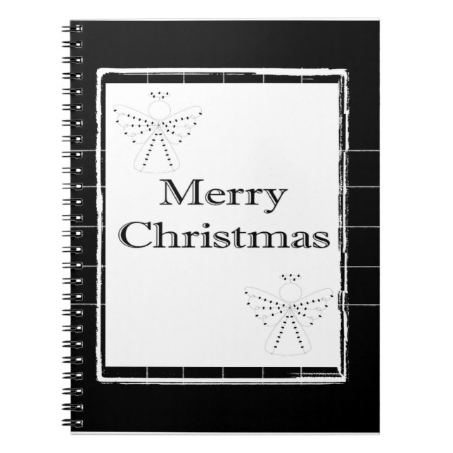 Merry Christmas Spiral Notebook (Front)
