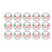 Merry Christmas Spiral Trees