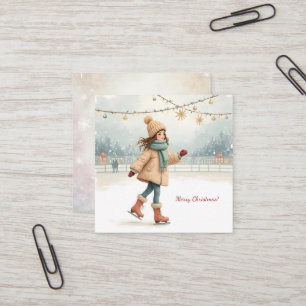 Merry Christmas! Square Business Card