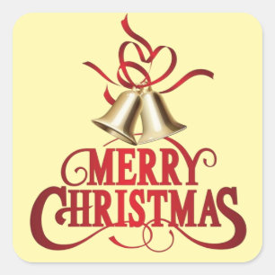 Merry Christmas  Square Sticker