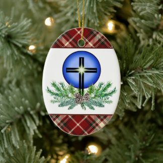 Merry Christmas St. Luke Lutheran Church  Ceramic Ornament