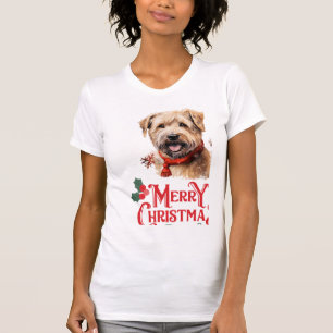 Merry Christmas Staffordshire Bull Terrier T-Shirt