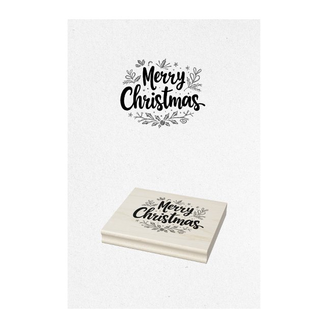 Merry Christmas Stamp (merry christmas stamp, christmas greeting stamp, holiday stamp, festive stamp, xmas stamp, )