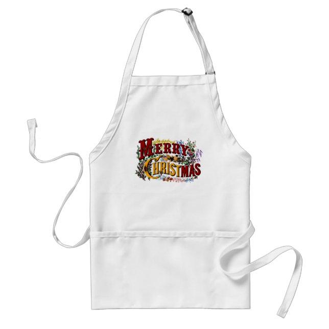 Merry Christmas Standard Apron (Front)