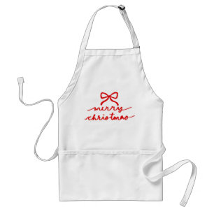 merry christmas standard apron