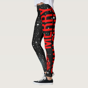Merry Christmas Starry Night on Your Colour Leggings