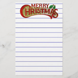 Merry Christmas Stationery
