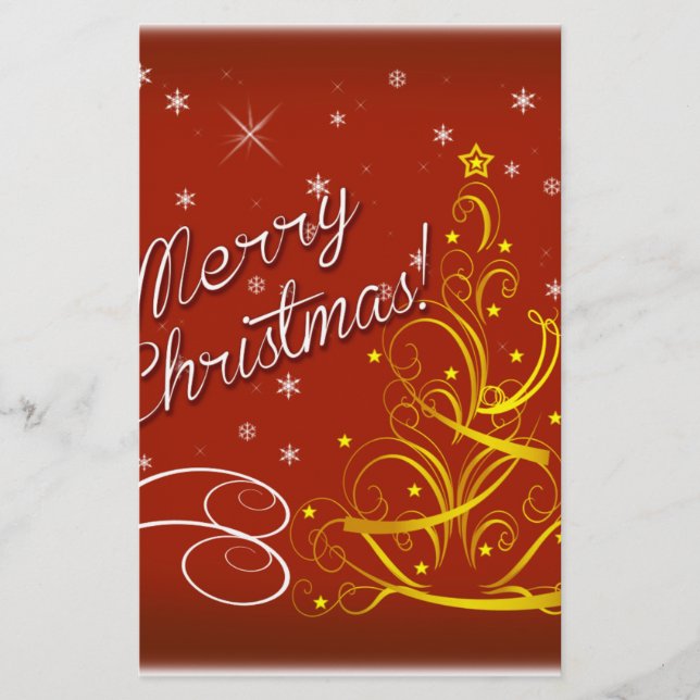 Merry Christmas Stationery (Front)