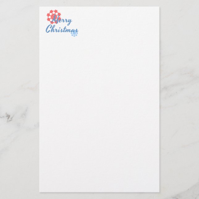 Merry Christmas Stationery (Front)