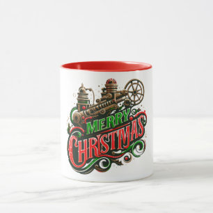 Merry Christmas steampunk Mug