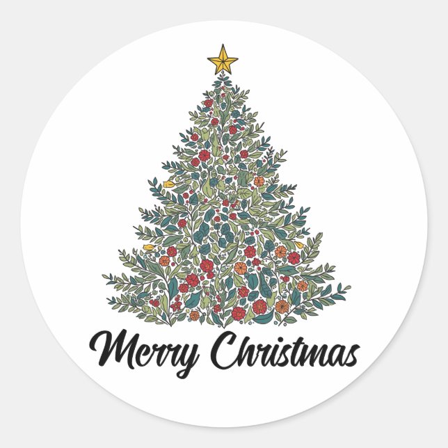 Merry Christmas Sticker (Front)