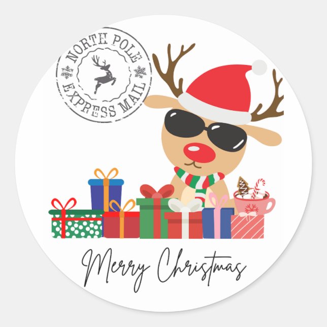 Merry Christmas sticker (Front)