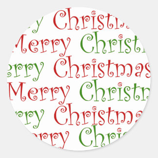 Merry Christmas Stickers | Zazzle.com.au