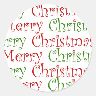 Merry Christmas Sticker