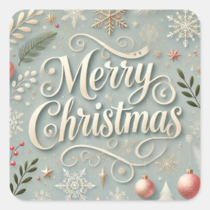 Merry Christmas Sticker