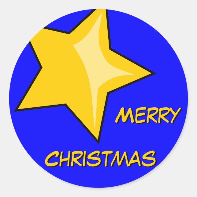 Merry Christmas Sticker (Front)