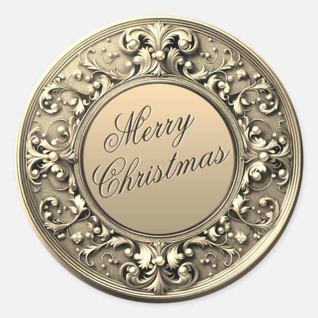 Merry Christmas Sticker (Front)