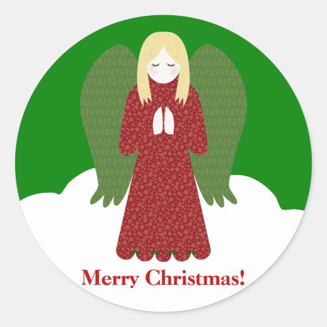 Merry Christmas Sticker (Front)