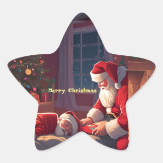 Merry Christmas Sticker unique design