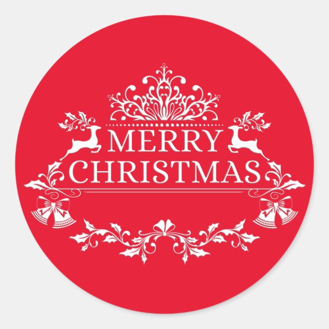 Merry Christmas Stickers (Front)