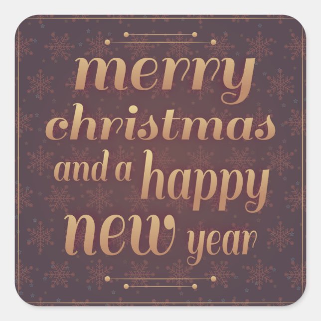 merry christmas stickers (Front)