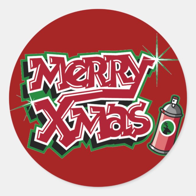 Merry Christmas stickers (Front)