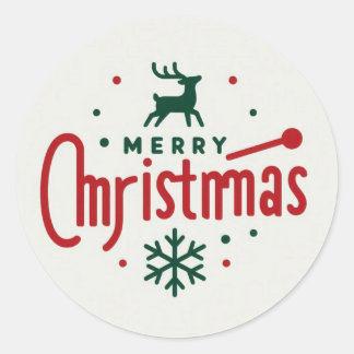 Merry Christmas Stickers 
