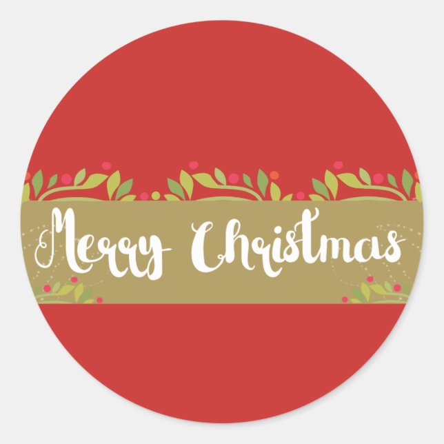 Merry Christmas Stickers (Front)