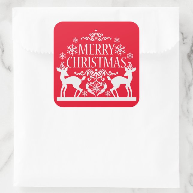 Merry Christmas Stickers (Bag)