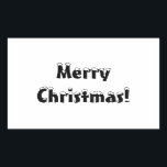 Merry Christmas stickers, Christmas, family Rectangular Sticker<br><div class="desc">Merry Christmas stickers,  Christmas,  family,  funny laptop stickers,  happy holidays stickers,  merry xmas,  laptop decals,  Christmas decal,  snow,  labels</div>
