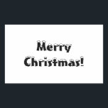 Merry Christmas stickers, Christmas, family Rectangular Sticker<br><div class="desc">Merry Christmas stickers,  Christmas,  family,  funny laptop stickers,  happy holidays stickers,  merry xmas,  laptop decals,  Christmas decal,  snow,  labels</div>