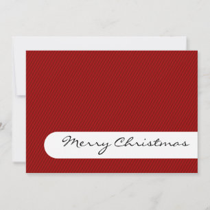Merry Christmas - Stripes - Greetings Card