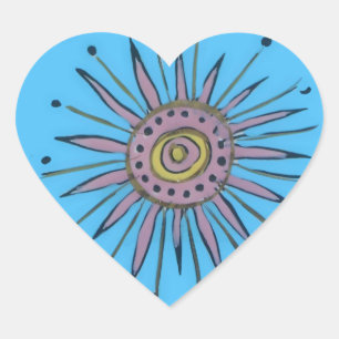 Merry Christmas Sunshine Holiday.png Heart Sticker