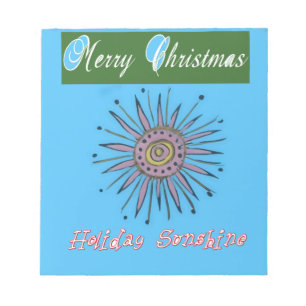Merry Christmas Sunshine Holiday.png Notepad