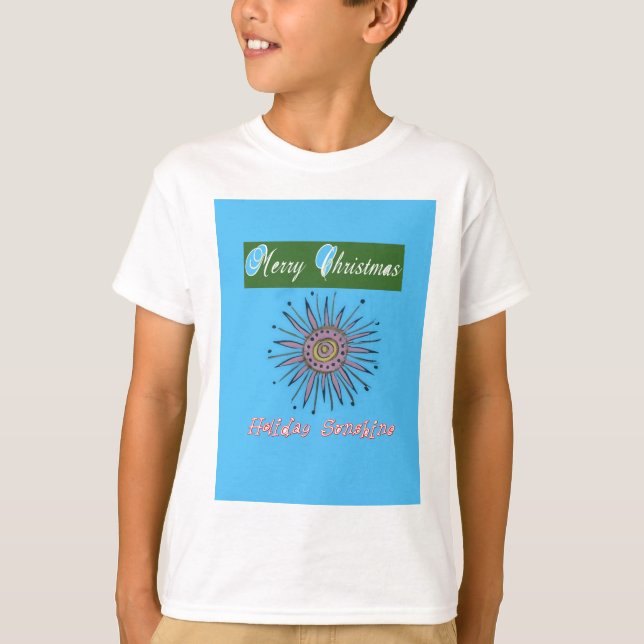 Merry Christmas Sunshine Holiday.png T-Shirt (Front)
