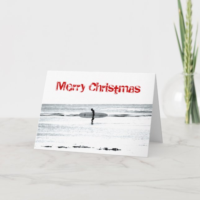 Merry Christmas Surf Card (Front)