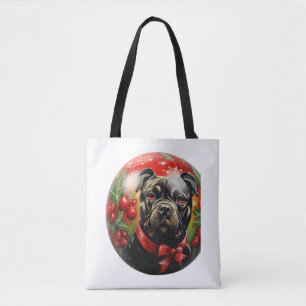 Merry Christmas Sussex Spaniel   Tote Bag