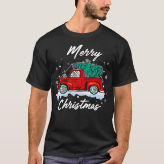 Merry Christmas Sweater Red Truck Pajama Light Xma