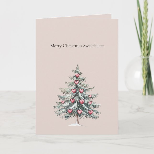 Merry Christmas Sweetheart Card (Front)