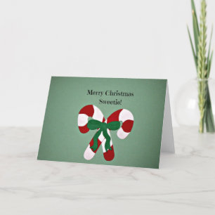 Merry Christmas Sweetie Holiday Card