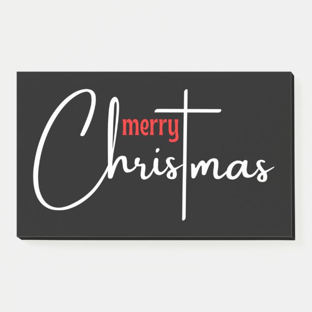 Merry Christmas T-Shirt Post-it Notes (Front)