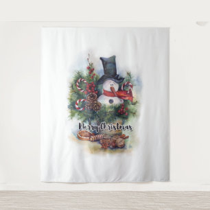 Merry Christmas Tapestry