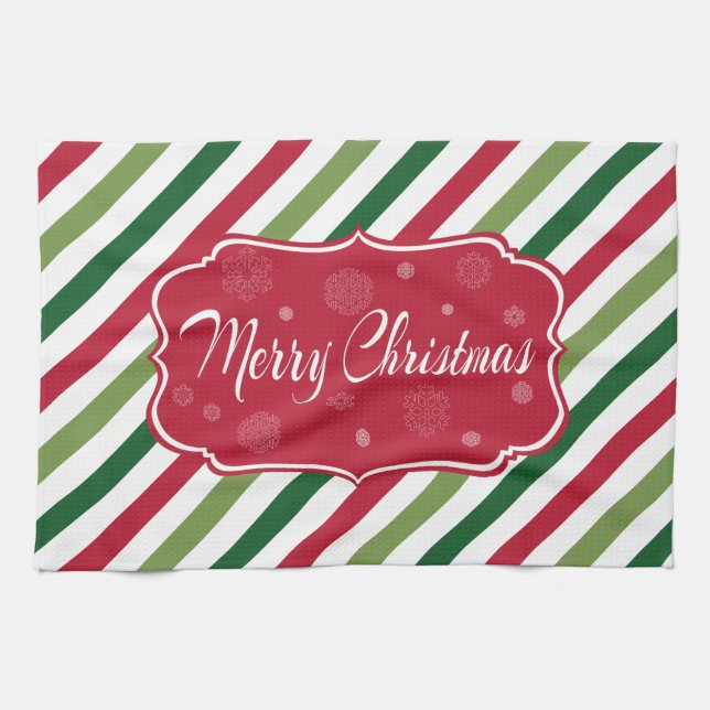 Merry Christmas Tea Towel (Horizontal)